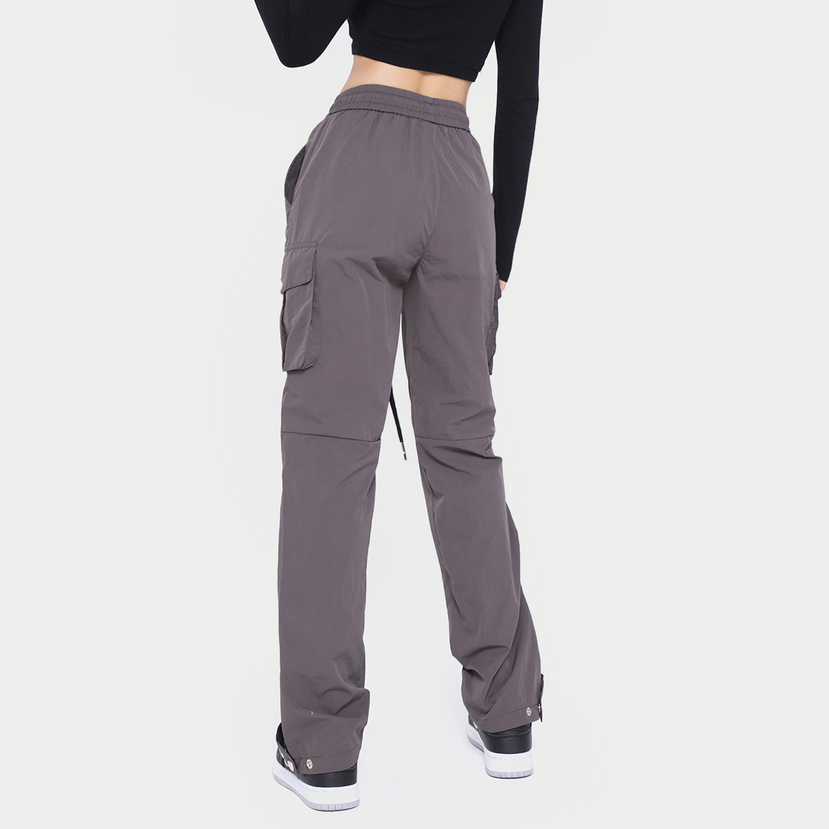 Women's High Waist Zipper Edge Sport Overall